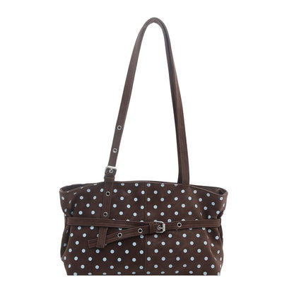 Polka Dot Dekorativer Schulter Tragetasche