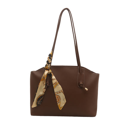 Elegante Schal-Akzent-Handtasche