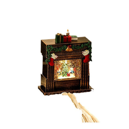 Dekorative Weihnachtsromantik Kaminfigur Brehn