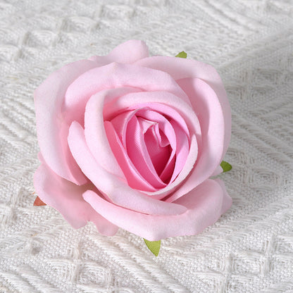 Dekorativer Samt Rose Pins Brosche