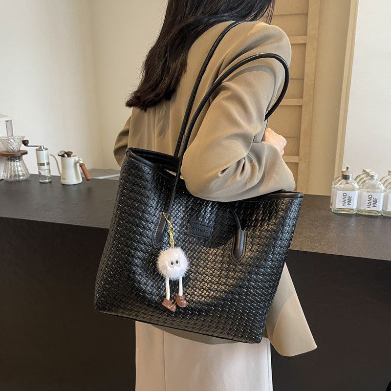 Gewebte gemusterte Schultertasche Brehn