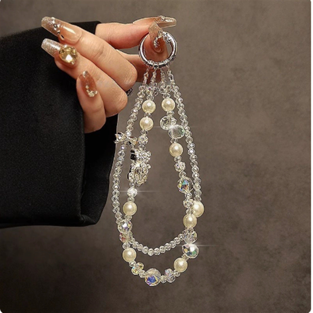 Elegante Perlen Charm Brillenband Brehn