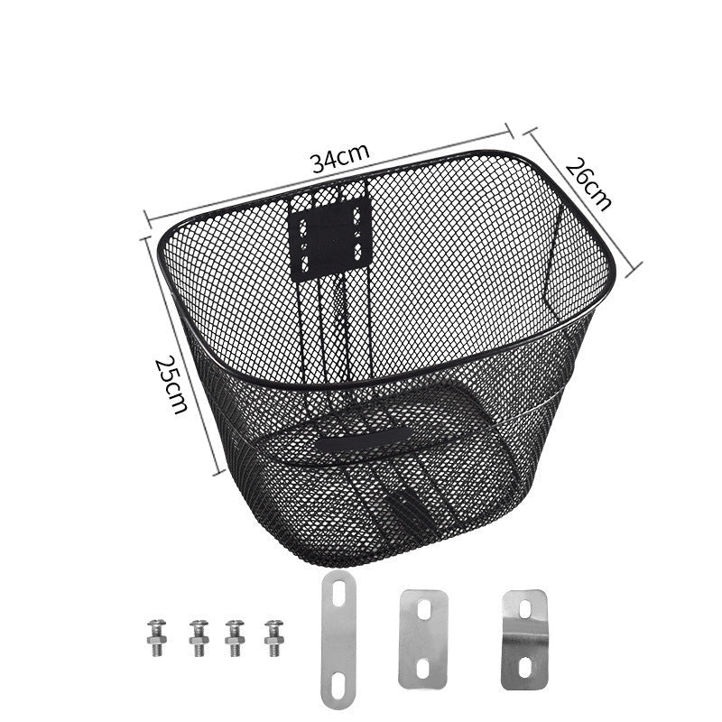 Vorder-Montage-Mesh-Fahrradkorb mit universeller Halterung Brehn