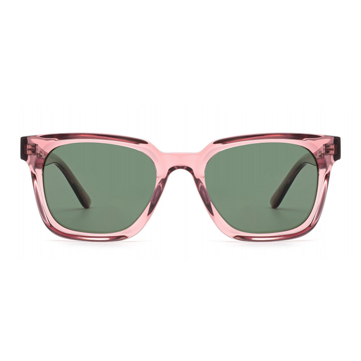 Damen stilvolle Sonnenbrille mit breitem, rechteckigem Rahmen und UV-Schutz Brehn