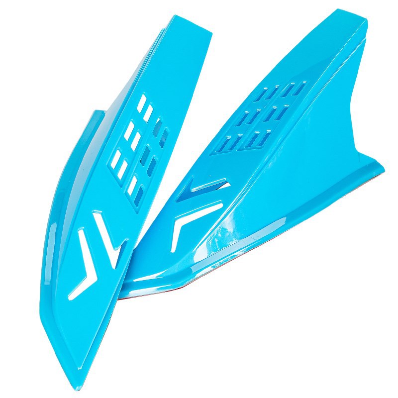 Aerodynamische Motorradhelm-Seitenteile Brehn
