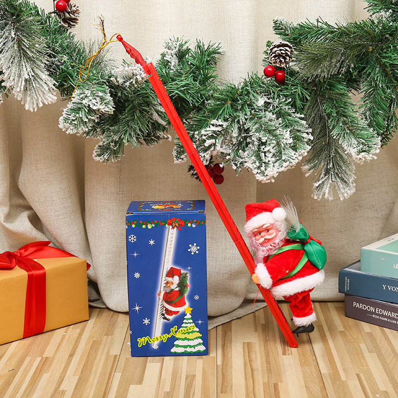 Lustige Weihnachtsmann Deko Figur Brehn