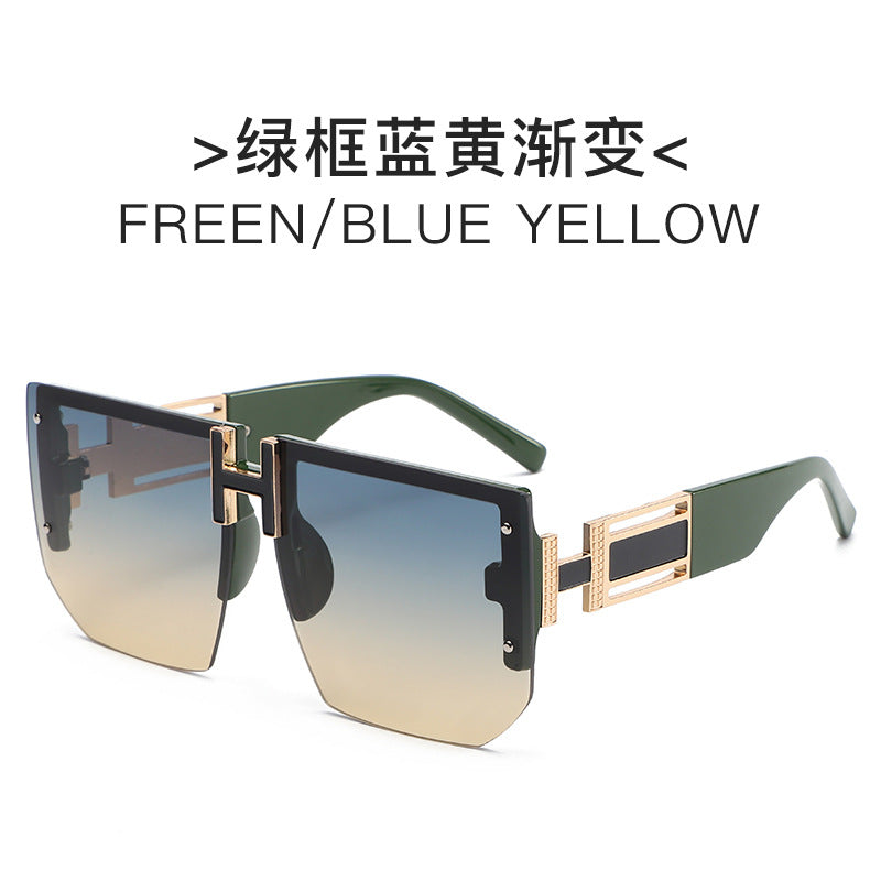 Damen futuristische Quadrat-Sonnenbrille Brehn
