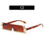 Fashion-Forward Geometric Shield Sonnenbrille