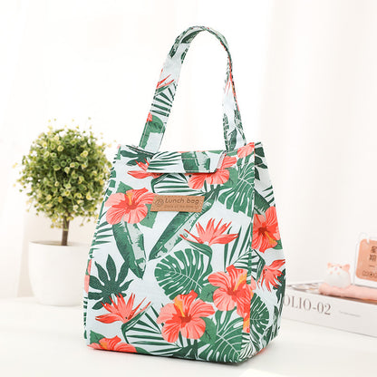 Damen Isolierte Blüten-Mahlzeit Tasche Brehn