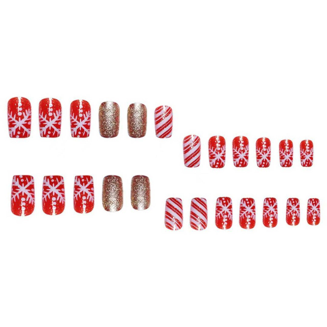 Festliche Themen Press-On Nagelkunst Set Brehn
