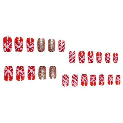 Festliche Themen Press-On Nagelkunst Set Brehn
