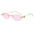 Modische Sonnenbrille Im Eleganten Rechteckdesign mit Blumigen Details Brehn