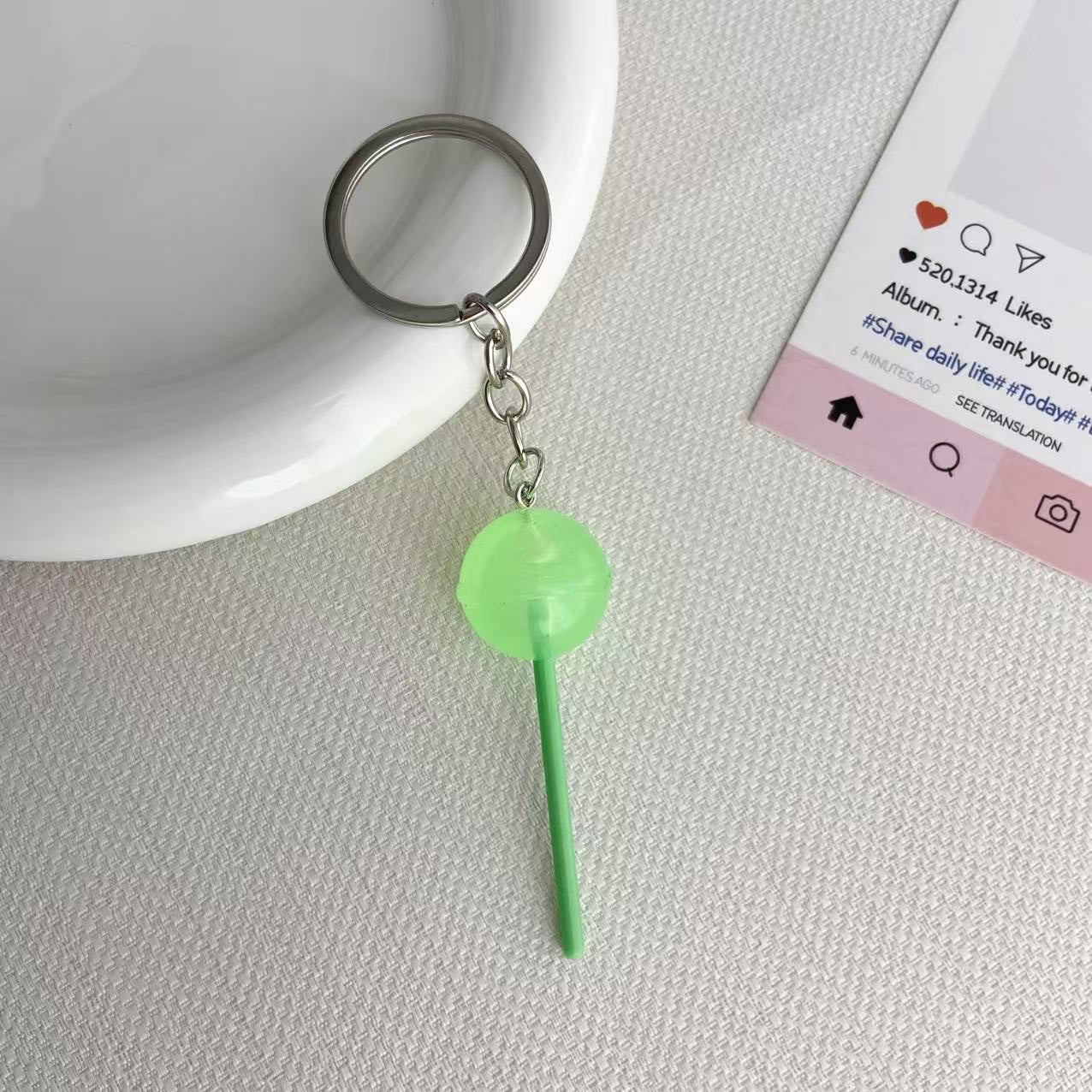 Lollipop-inspirierter Schlüsselanhänger Brehn