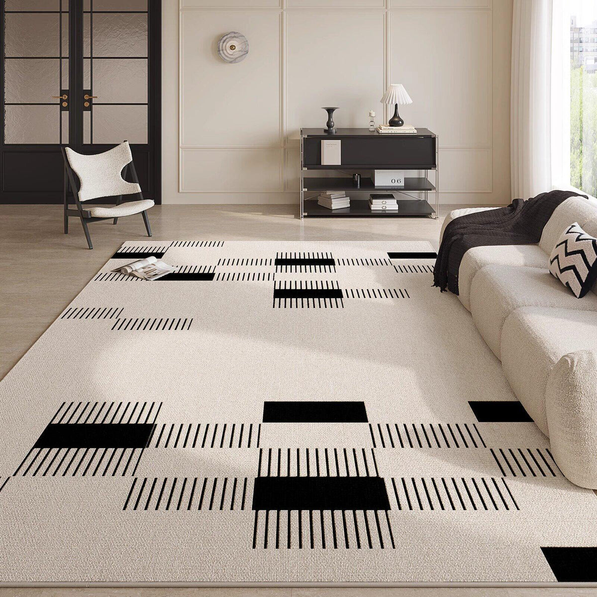Modern geometrischer Teppich