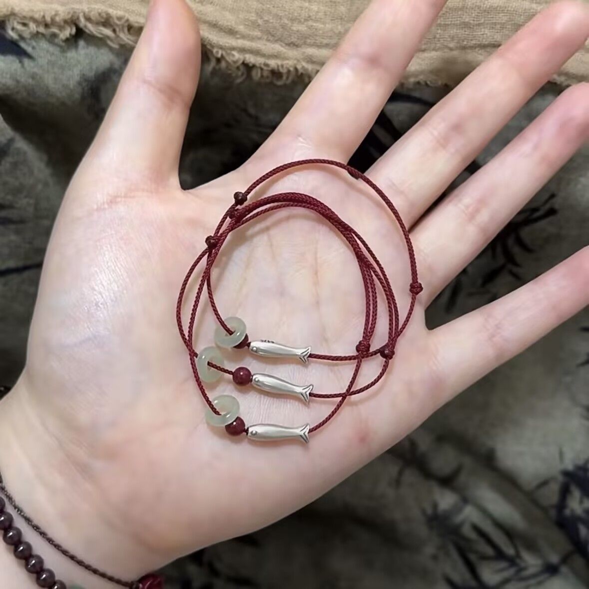 Minimalistischer Fisch-Anhänger-Armband Brehn