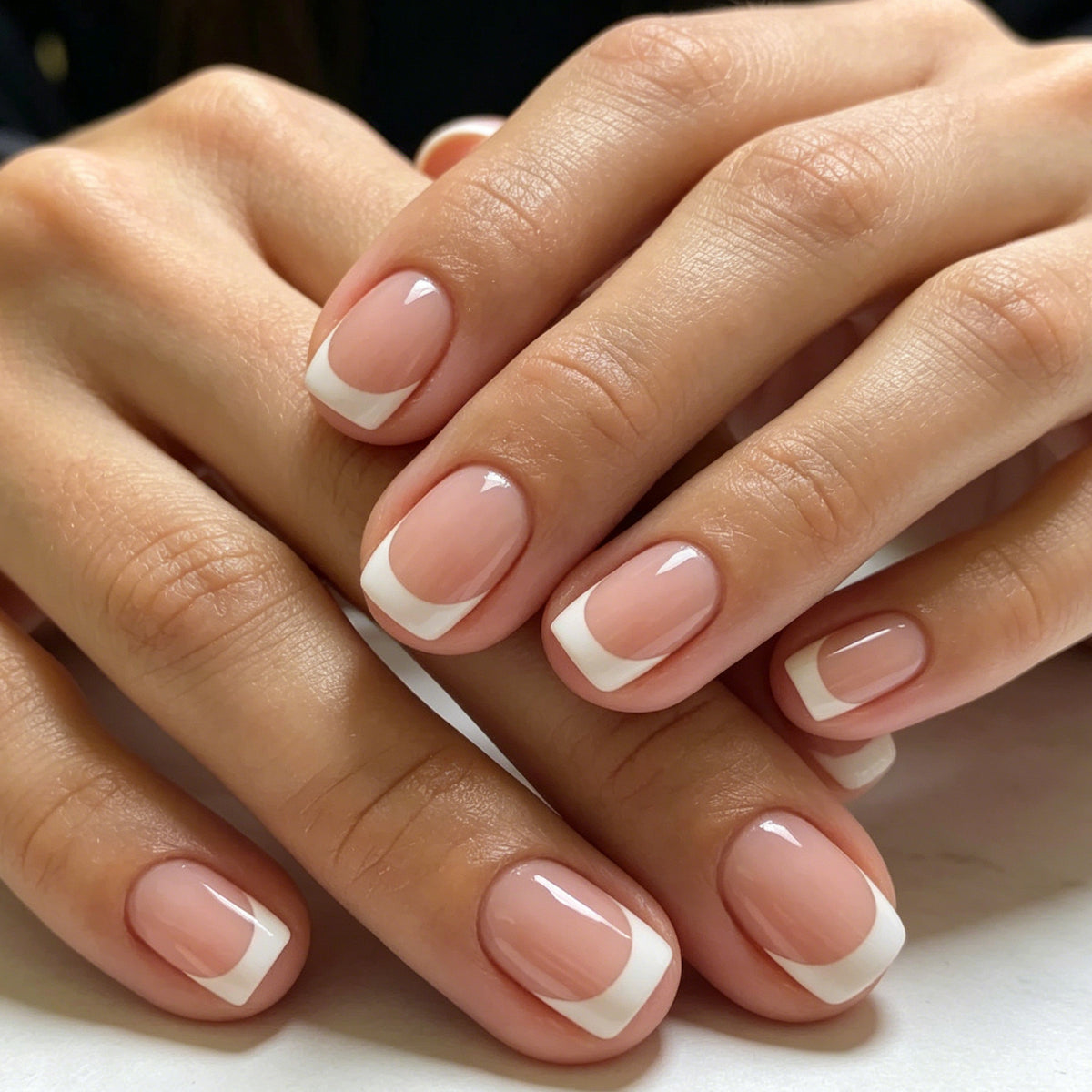 Französische Spitzen-Nagelkunst-Verstärkungen Brehn