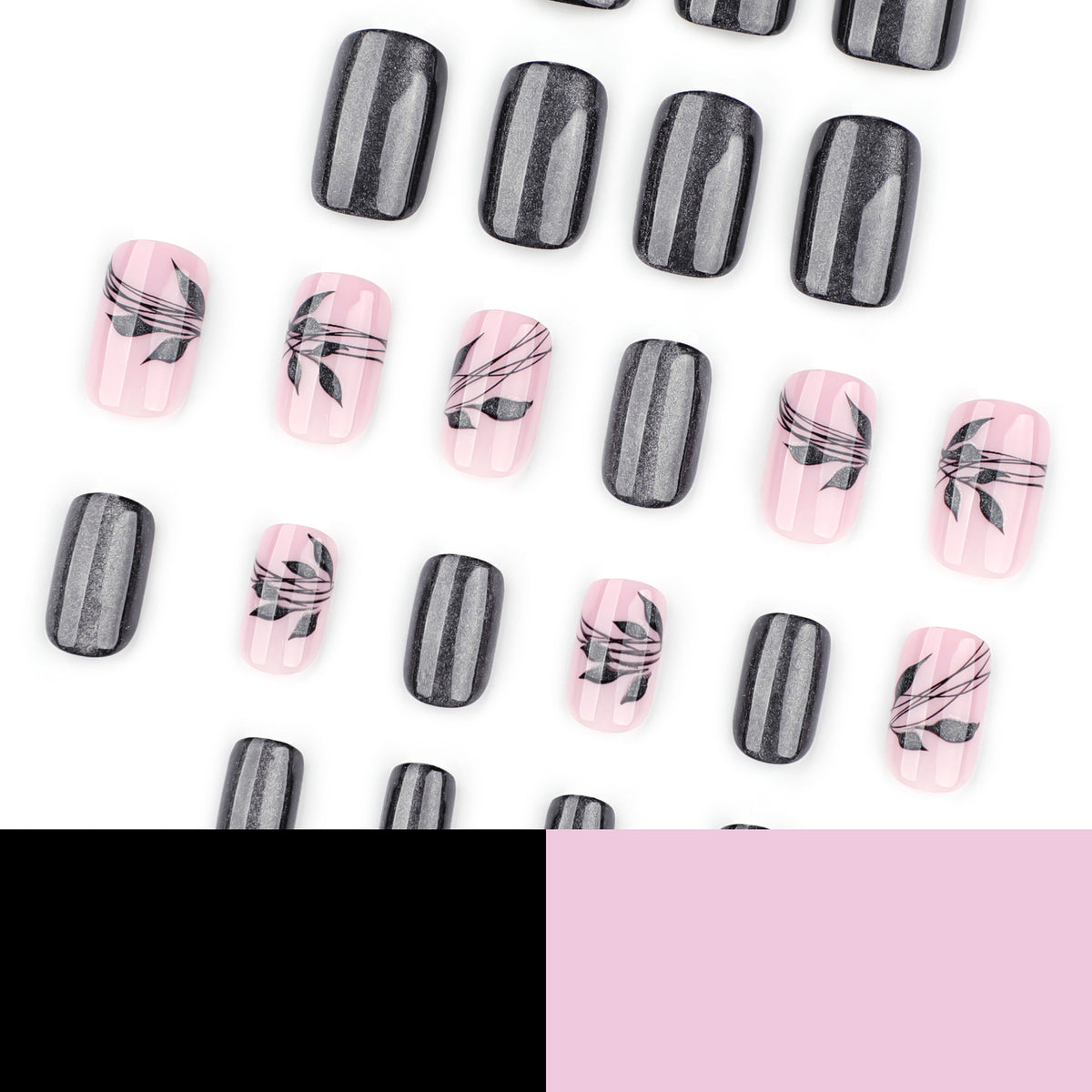 Kunstvolle und elegante Nagelkunst mit floralem Muster Brehn
