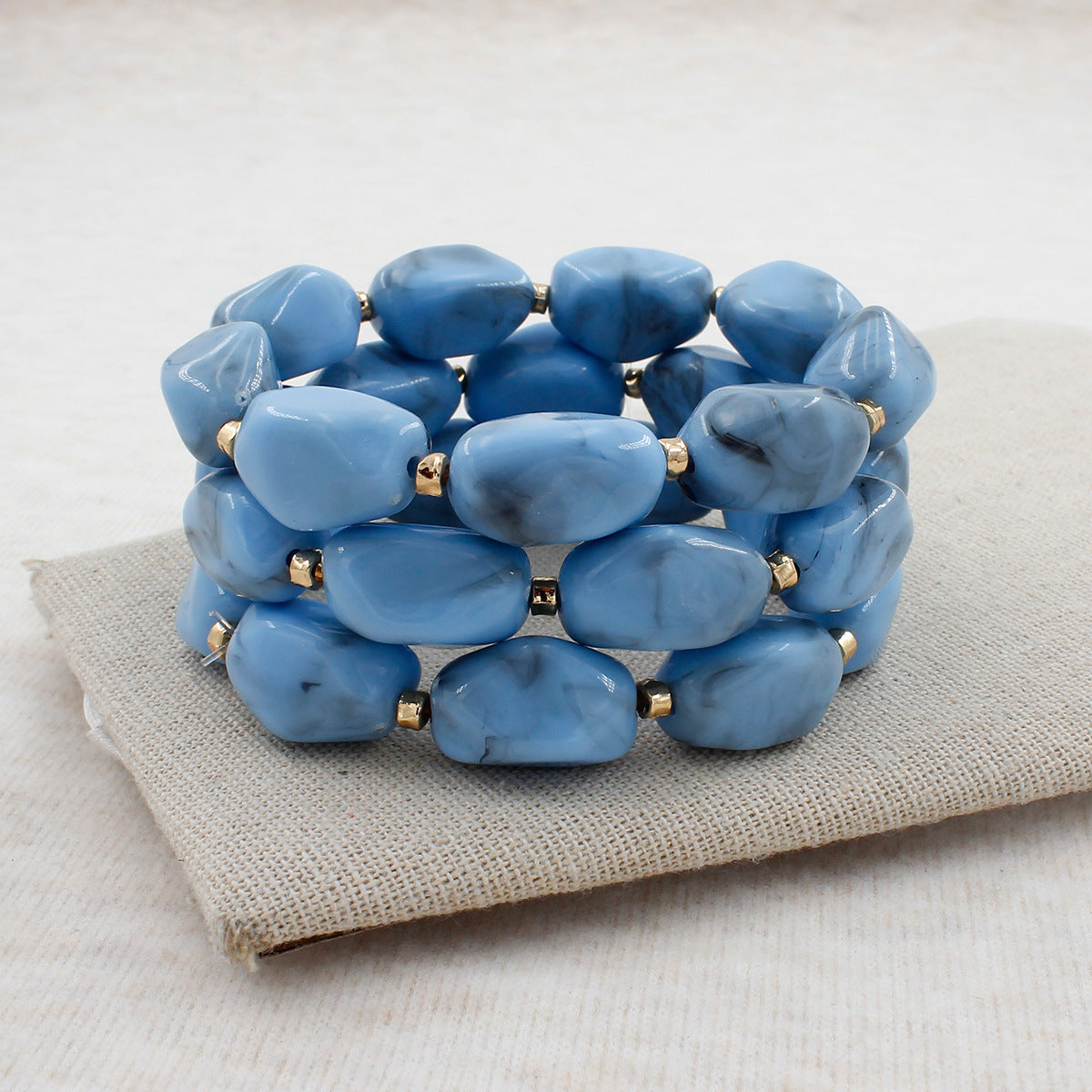 Artisan handgefertigtes Perlenarmband Brehn