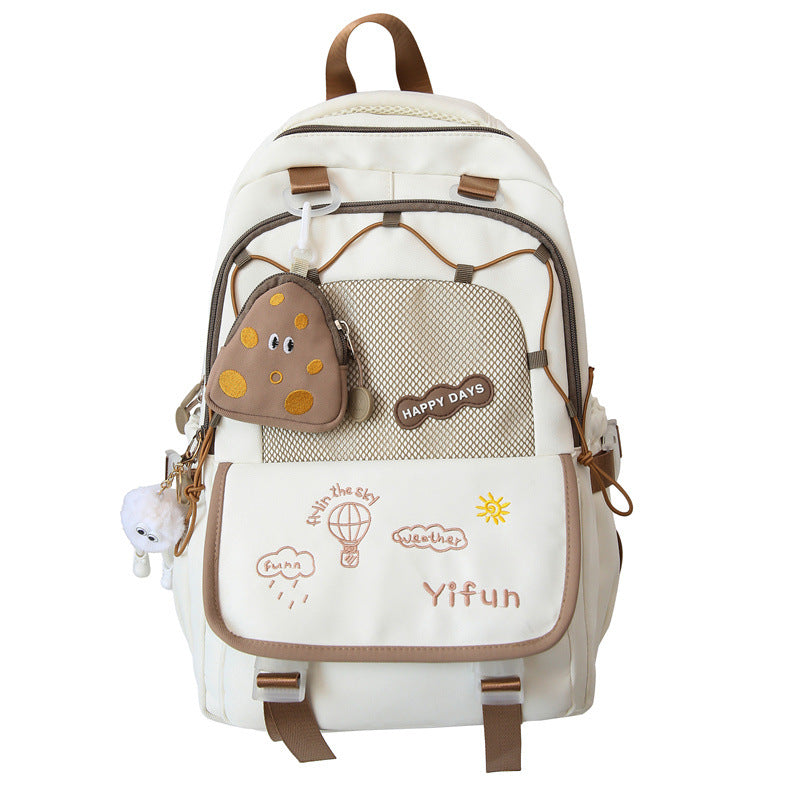 Verspielt Stickerei Rucksack