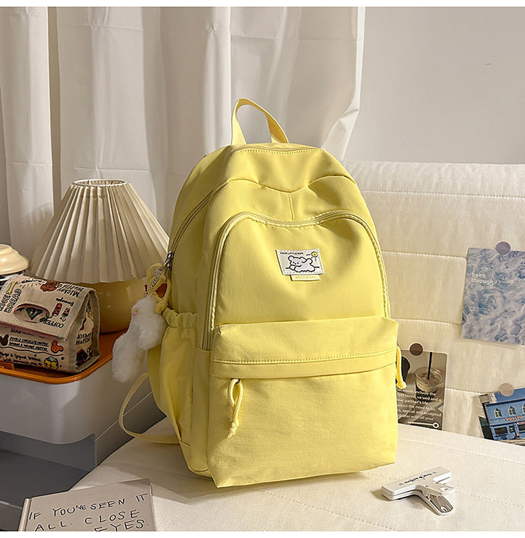 Lässiger Mehrfach-Taschen Schulrucksack
