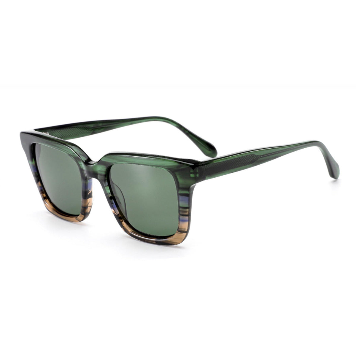 Damen modische Sonnenbrille im einzigartigen kubistischen Design Brehn