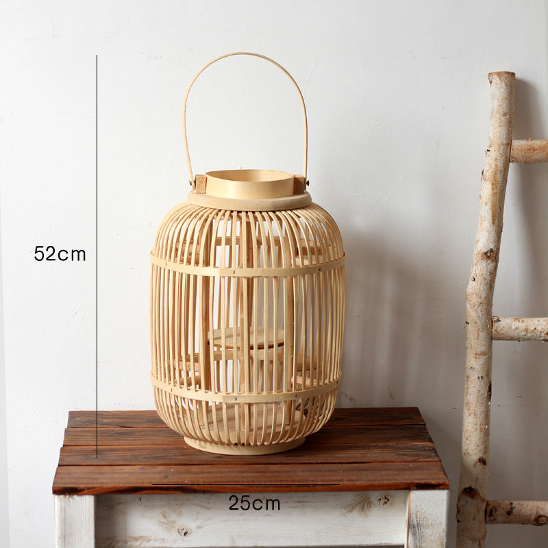 Dekorative Laterne aus Rattan Brehn