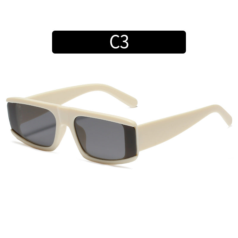 Fette Rechteckige Rahmen Sonnenbrille