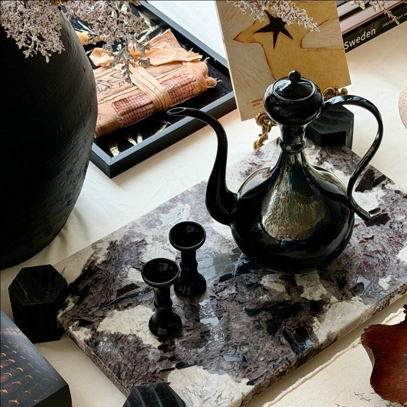 Elegantes dekoratives Teekannen-Set