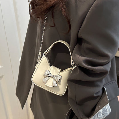 Bow Detail Mini Handtasche