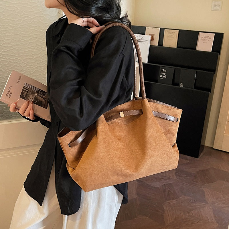 Wildleder Übergroße Tote Tasche Brehn