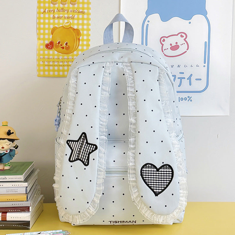 Niedlicher Schulrucksack mit Hasenohren