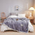 Damen Fluffy Kuscheldecke mit verspieltem Wolkenmuster Brehn