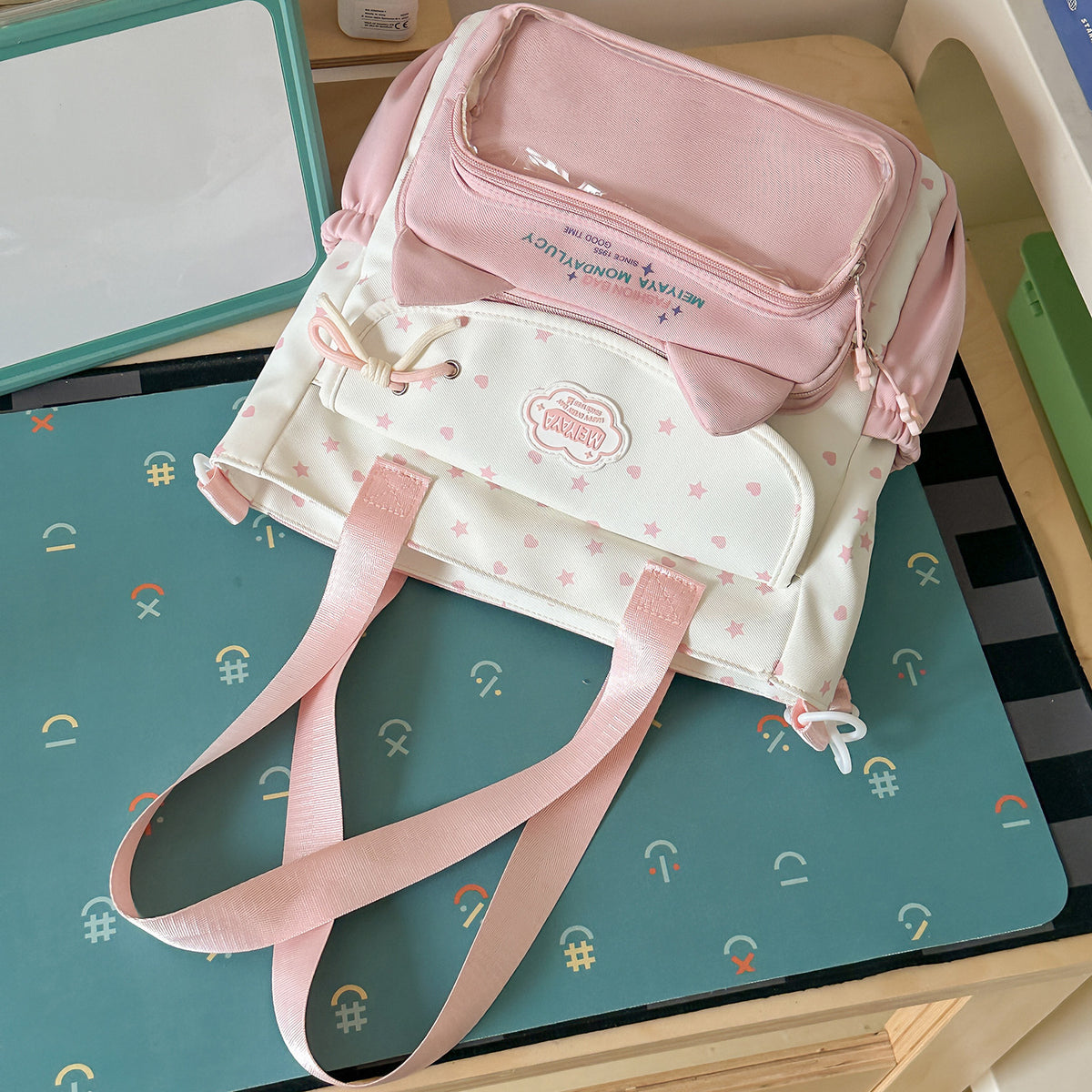 Stylische Wasserfeste Sternmuster Rucksack Brehn