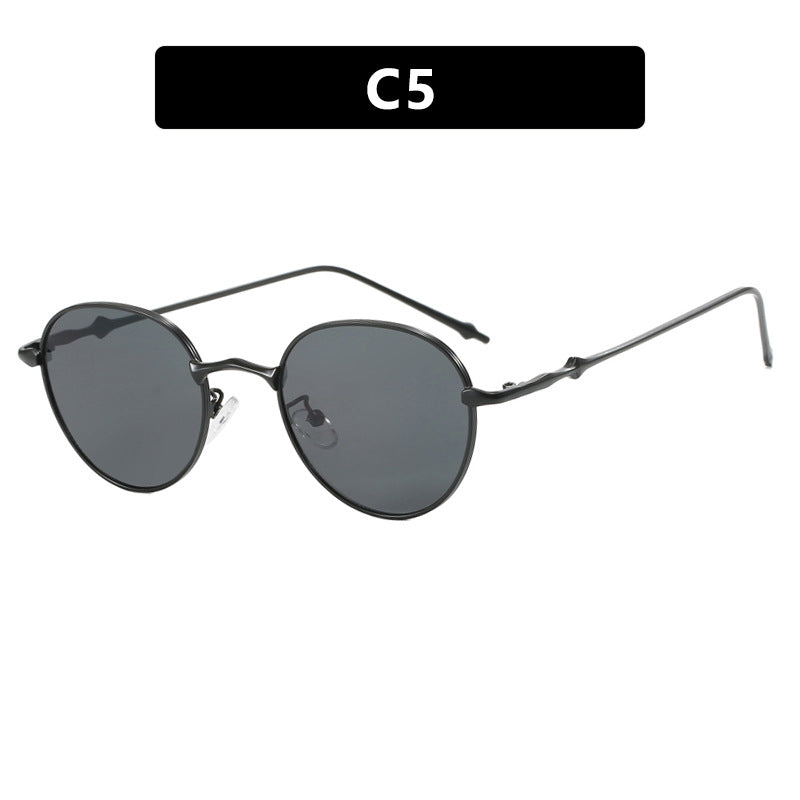 Damen elegante Sonnenbrille im modischen Ovale-Design Brehn