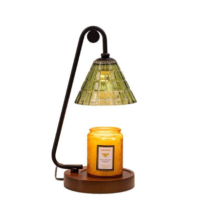 Industrielle Glas Tischlampe