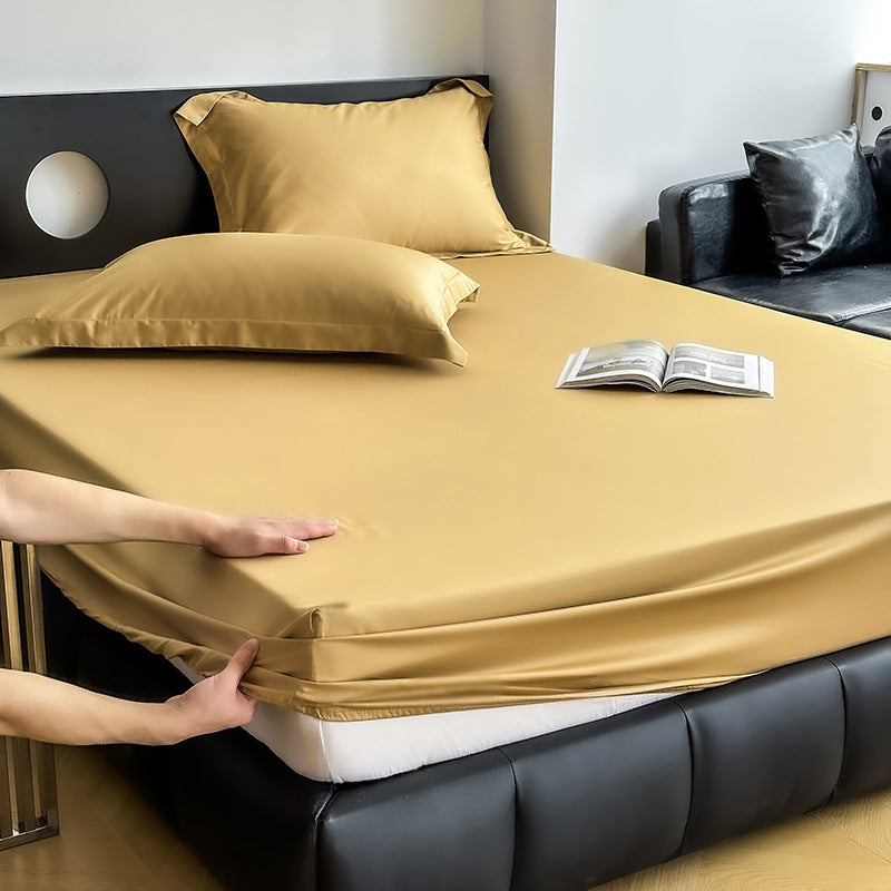 Luxuriöses Spannbettlaken-Set aus Satin-Mikrofaser