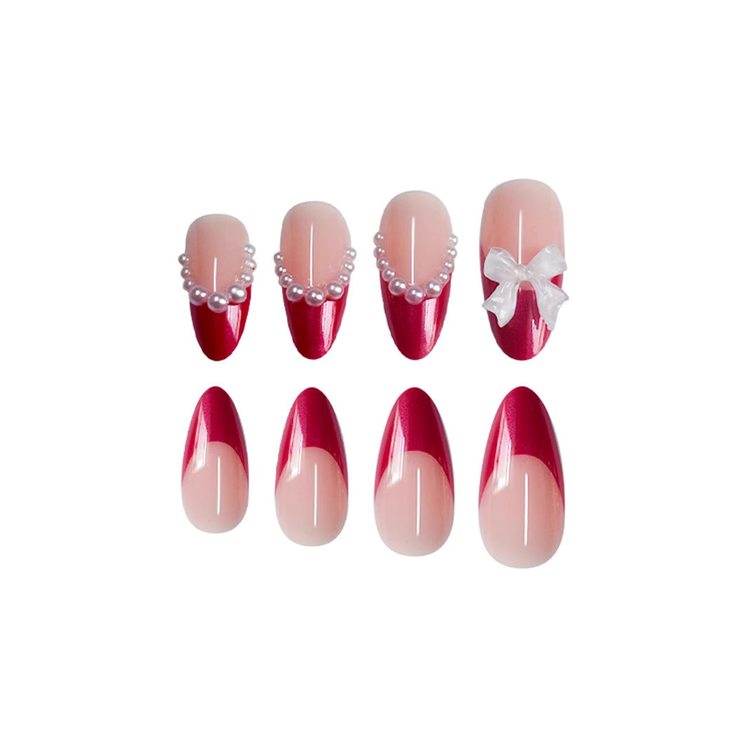 Elegante Stiletto Press-On Nagelkunst Brehn
