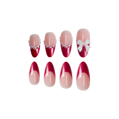 Elegante Stiletto Press-On Nagelkunst Brehn