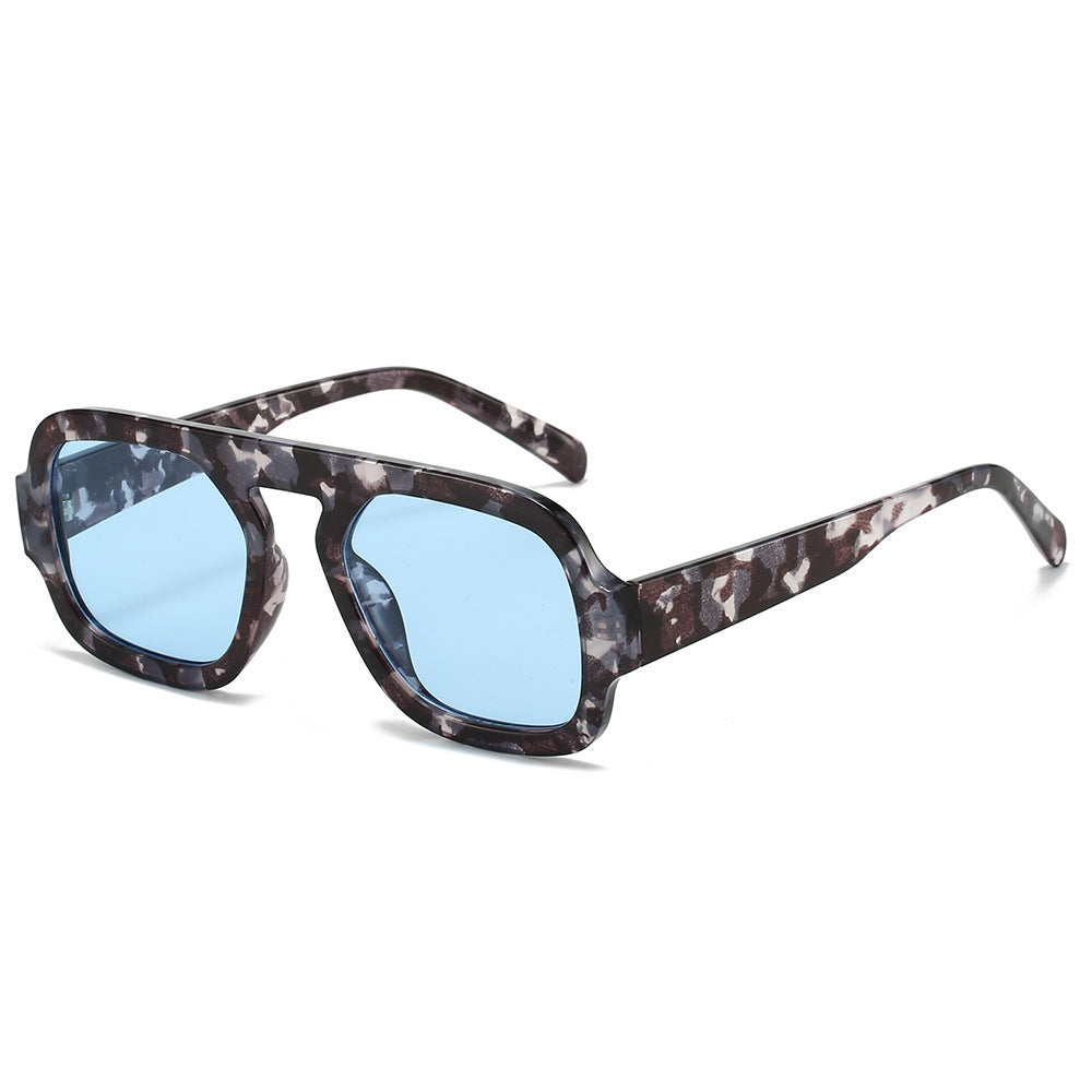 Oversized geometrische Linsen Sonnenbrille Brehn