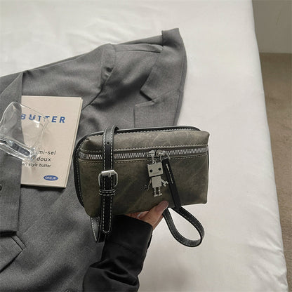 Kompakte Multipocket-Clutch Tasche