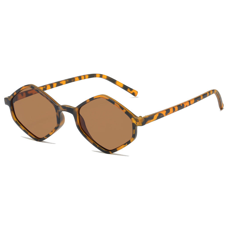 Damen stylische geometrische Sonnenbrille mit elegantem Rahmen Brehn