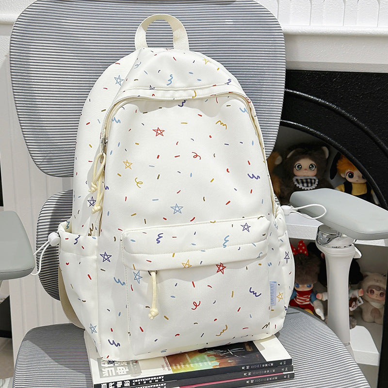 Spaß gemusterter Schulrucksack