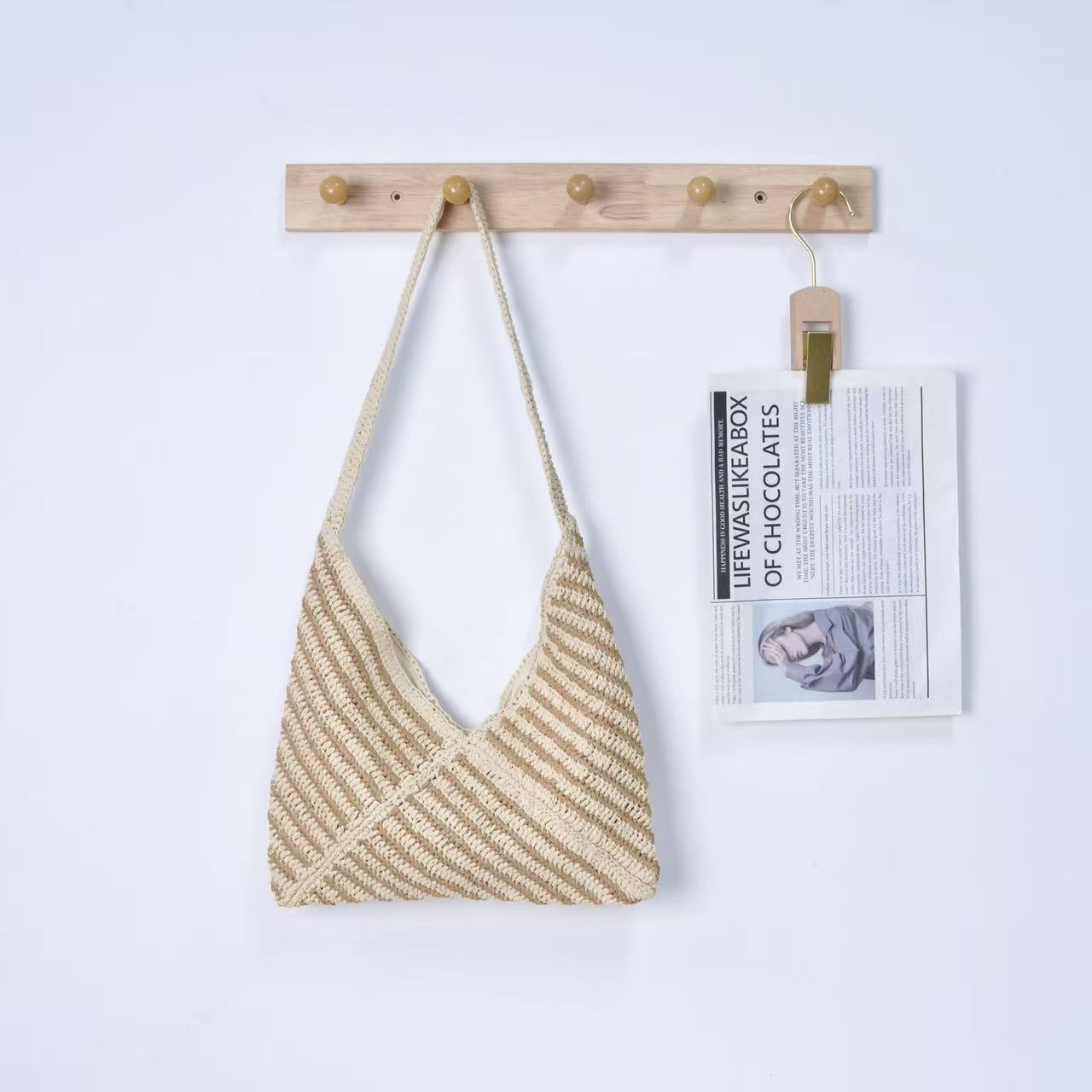 Handgefertigte Sommerliche Schultertasche Brehn