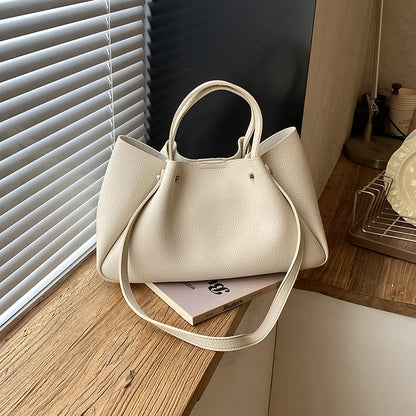 Vielseitige Leder Tote Bag
