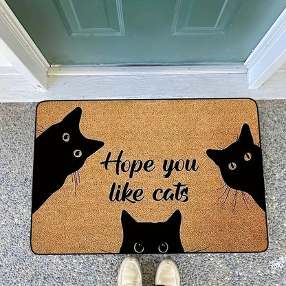 Künstlerische Katzen-Themenbereichsmatte