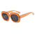 Übergroße quadratische Modesonnenbrille