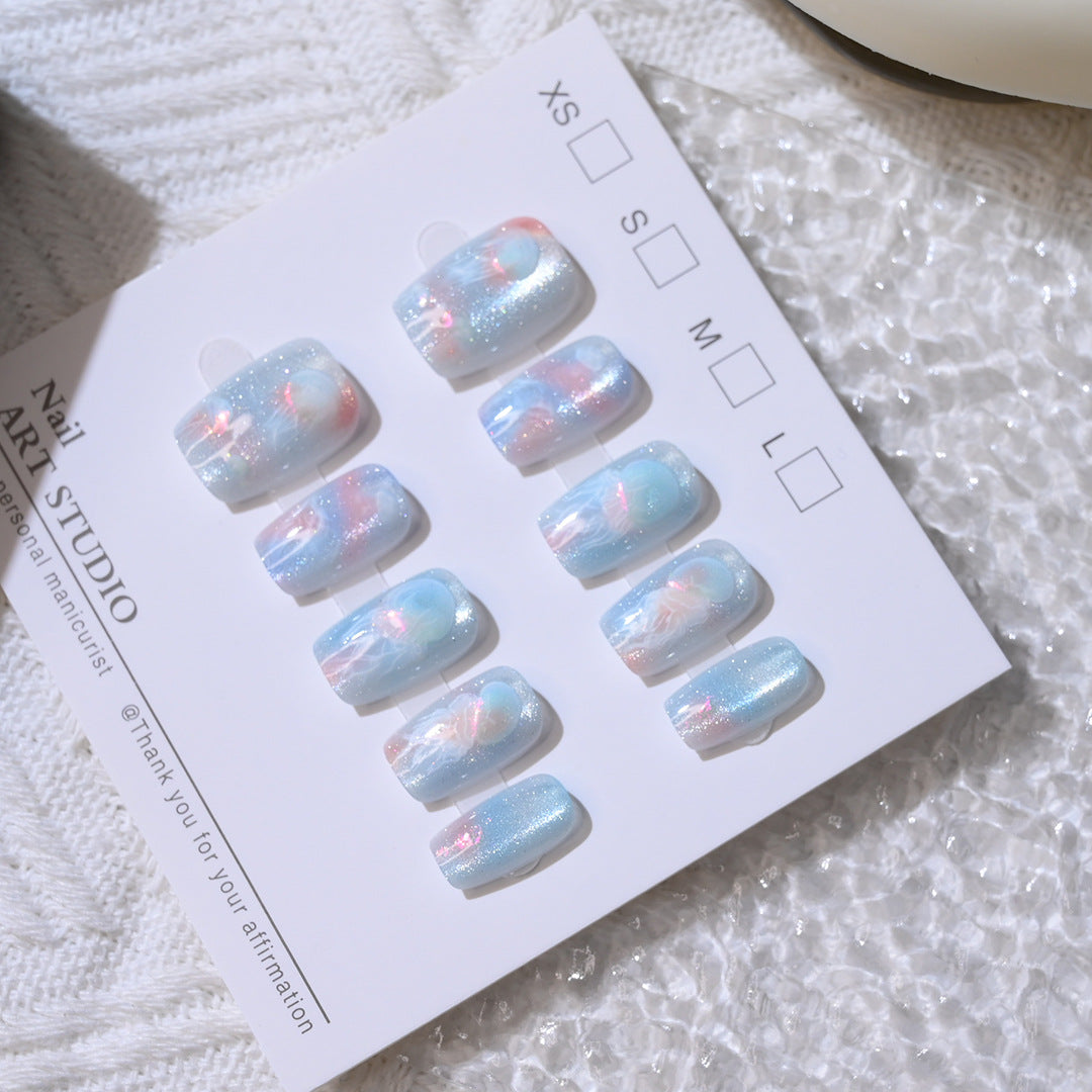 Elegantes Press-On Nagelkunst-Set Brehn