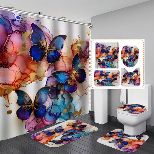 Schmetterling-Themen Badezimmer Dekor Set Brehn