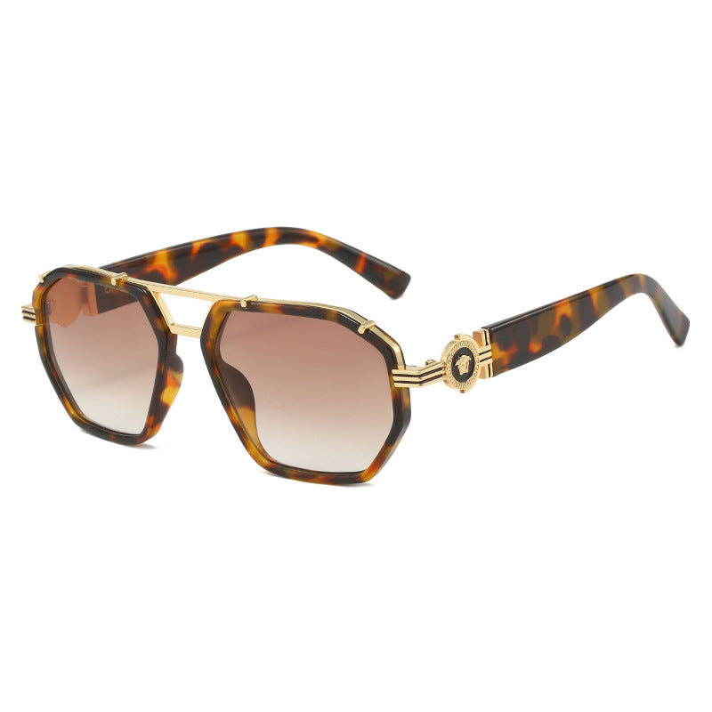 Elegante Übergroße Geometrische Sonnenbrille Brehn