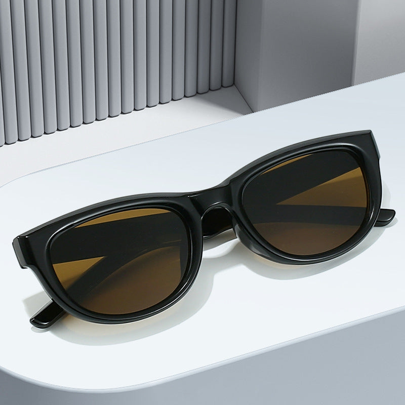 Damen Cat-Eye Sonnenbrille mit robustem Rahmen und UV-Schutz Brehn